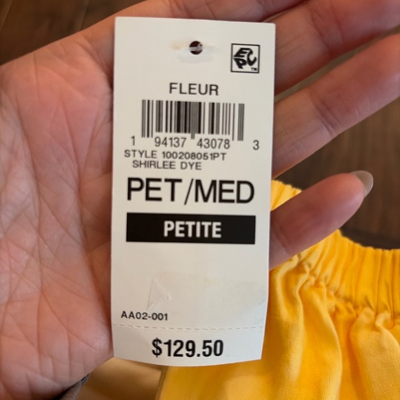 INC International Concepts Yellow White Pink Backless Halter Maxi Dress - Picture 6 of 6